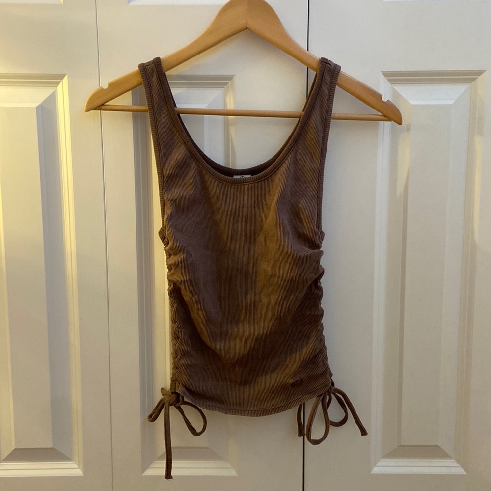 Zine Small Brown Tank Top